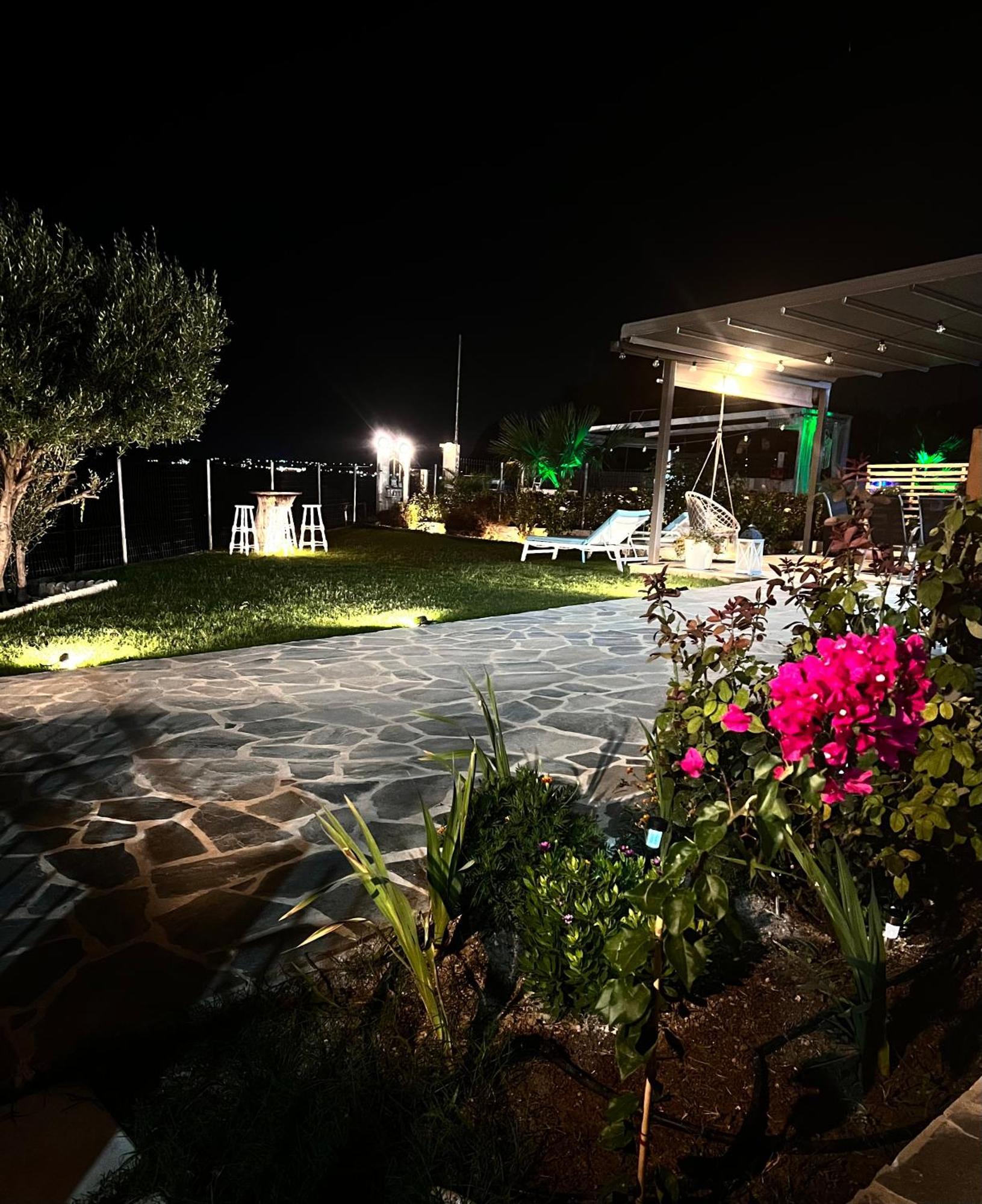 Beachfront Villa Athina Vergia Exterior photo