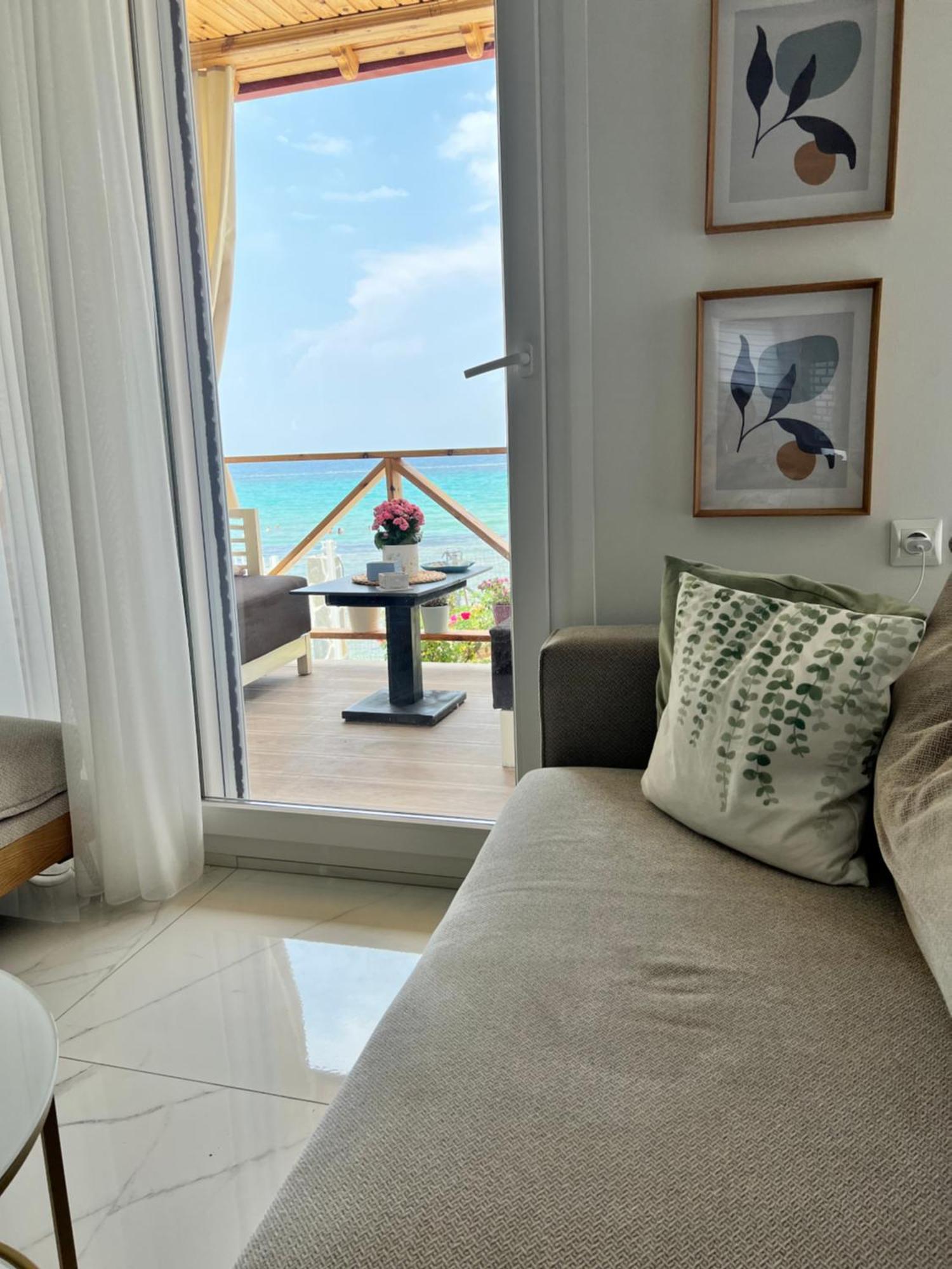 Beachfront Villa Athina Vergia Exterior photo