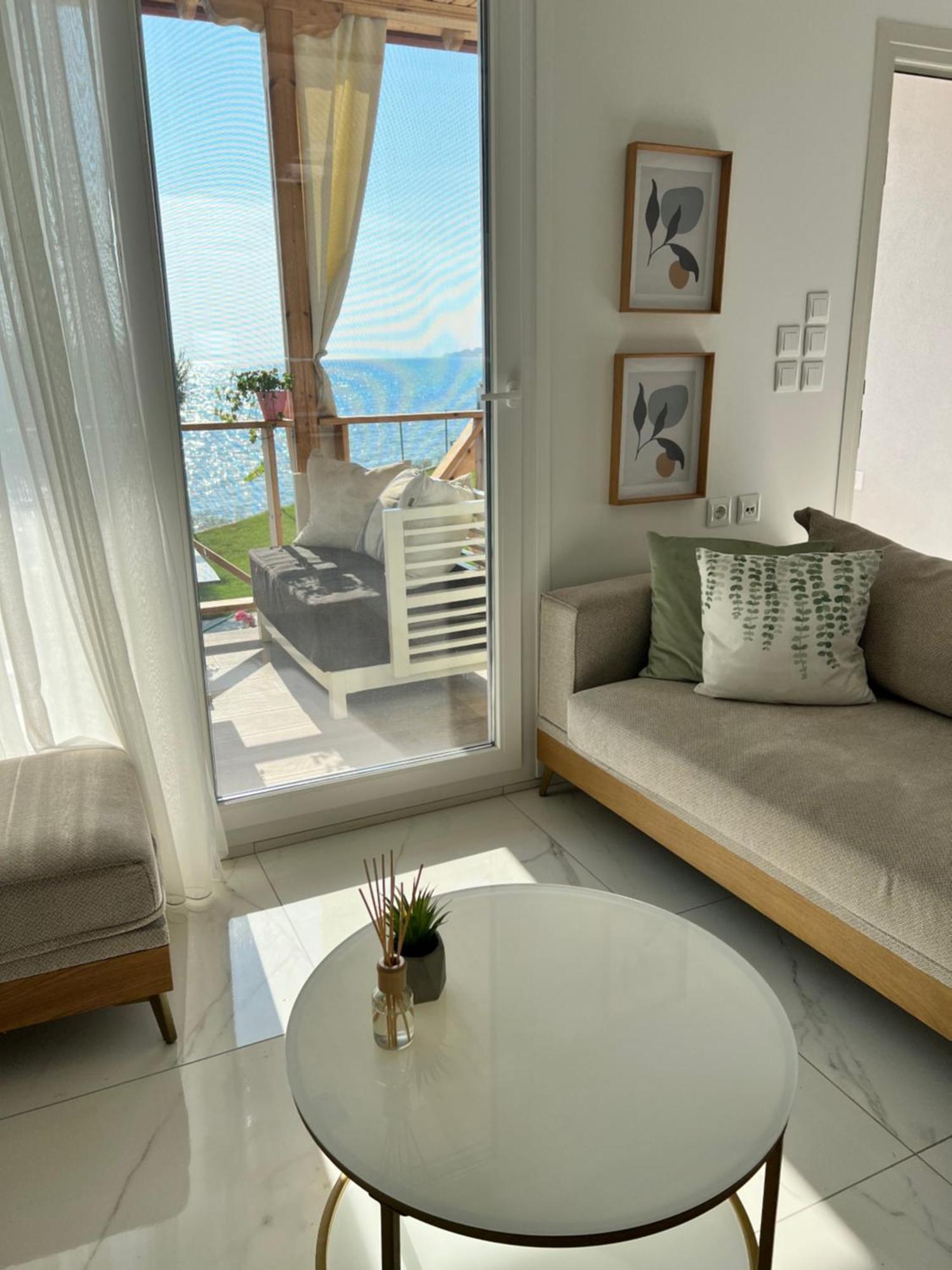 Beachfront Villa Athina Vergia Exterior photo
